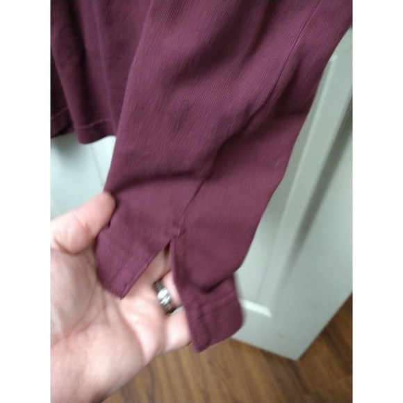 Eddie Bauer Purple Three Button Pocket Collared 3XT Pullover - Picture 9 of 10